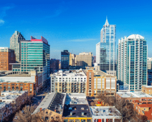 Raleigh skyline