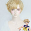 Haruka Tenou Sailor Uranus Fictional character Cosplay Wig - Sailor Moon Costume Wig - Golden