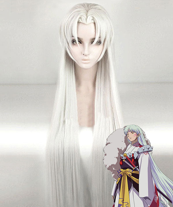 1_41a2b240-0ca4-4d20-bdea-44589468bce1 Sesshomaru Cosplay Wig - Inuyasha Costume Wig - Silver White