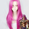 Golden Wind Diavolo Cosplay Wig - JOJO's Bizarre Adventure Costume Wig - Deep Pink