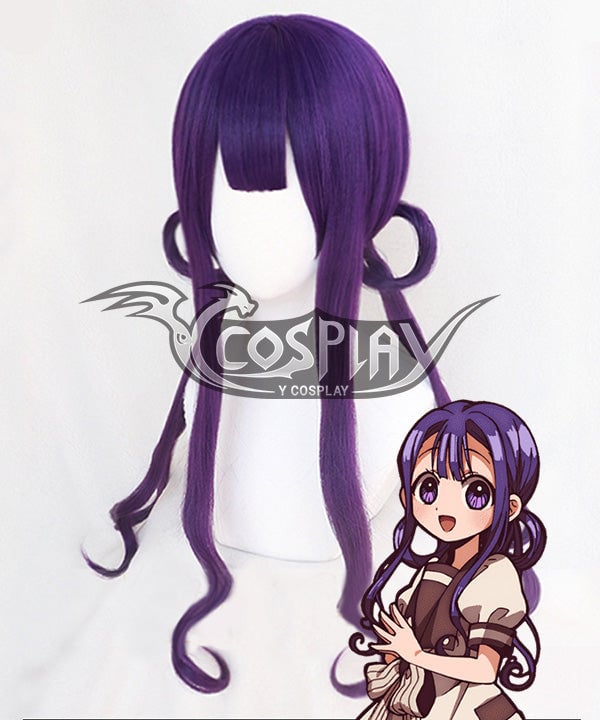 Akane Aoi Cosplay Wig - Jibaku Shounen Hanako-Kun Costume Wig - Purple - Toilet-bound Hanako-kun