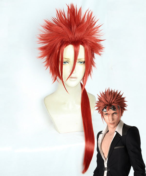 1_b05586d3-b407-4489-921b-6f3a3583653a Final Fantasy VII Reno Cosplay Wig - FF7 Costume Wig - Red