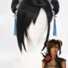 Tifa Lockhart Cheongsam Cosplay Wig - Final Fantasy VII Remake FF7 Costume Wig - Black