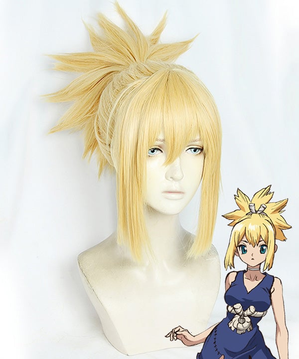 1_e8a6500b-ca1a-46f2-8cbf-c506b3d25041 Kohaku Cosplay Wig - Dr. Stone Costume Wig - Golden
