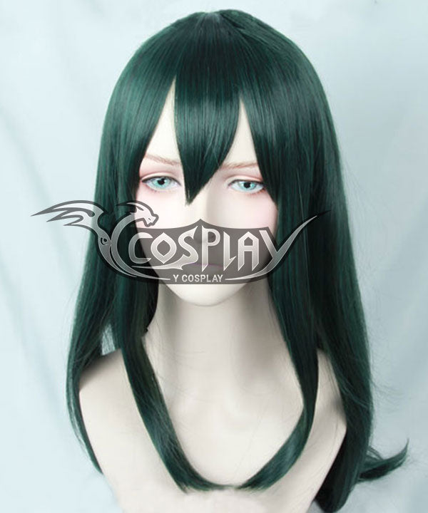 Tsuyu Asui Cosplay Wig - Deep Green - My Hero Academia Boku no Hero Akademia Costume Wig