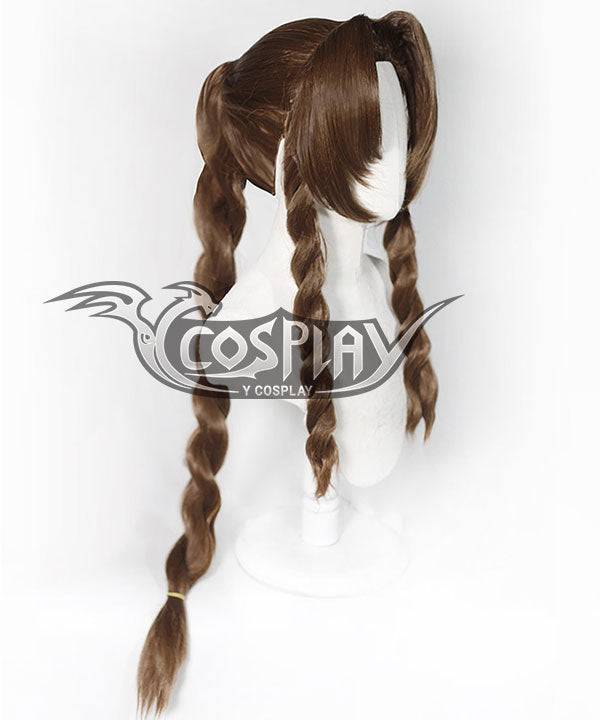 2_f168f41a-a0be-4da0-a6c1-1dfbdf355711 Aerith Gainsborough Aeris Cosplay Wig - Final Fantasy VII - FF7 Costume Wig - Brown