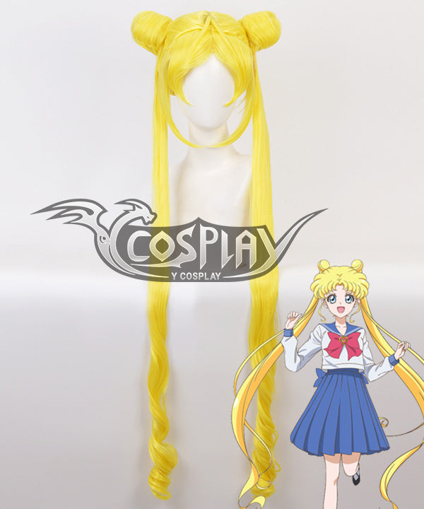 Tsukino Usagi Princess Serenity Cosplay Wig - Sailor Moon Costume Wig - Golden