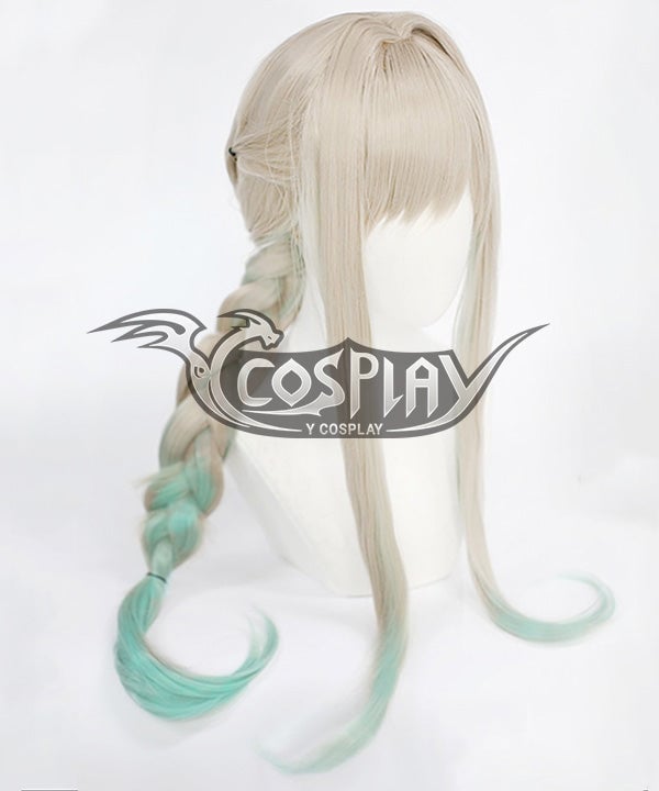3_3674026f-b928-4caa-b75d-f5cef1deb728 Nene Yashiro Cosplay Wig - Jibaku Shounen Hanako-kun Wig - Silver Green Costume Wig Silver Green