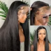 Melodie-30-40-Inch-Straight-Lace-Front-Human-Hair-Wigs-13x4-Frontal-Wig-13X6-For-Black_jpg_Q90_jpg 40 Inches HD Lace Straight Brazilian Wig -100% Virgin Human Hair- 13 x 6 Lace Front Wig HLS01 - 40 inch 200% / Large