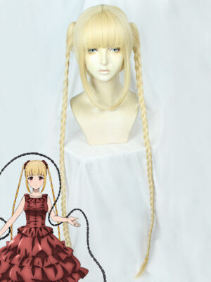 PLA-EWG3168 Karino Shuka Cosplay Wig - Darwin's Game Costume Wig - Golden