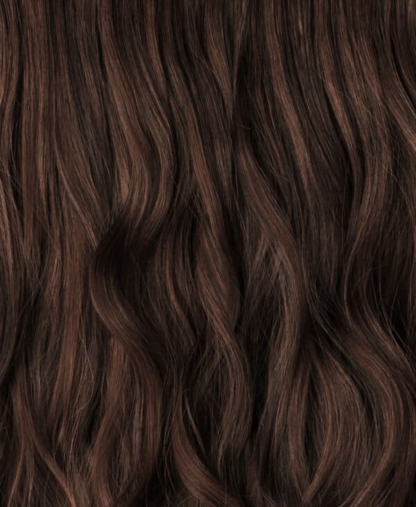 04-4-2 half up/half down #4 medium brown. - 20"