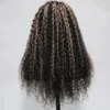 1-27balayagecurly-5 Balayage Highlights Curly Wig HD Lace Front Wig Human Hair #1B/27 Colored Wig 180% Density - 13x4 Lace / Yes(+) / 30inch
