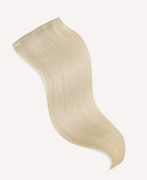 10single-60-b clip-in volumizer #60 platinum blonde. - 24" / 1 x Extra-large weft