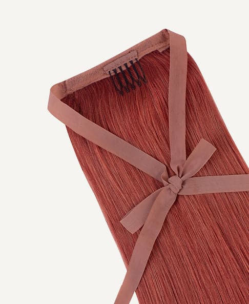 12pony-up-130 ponytail - #130 copper. - 20 inches
