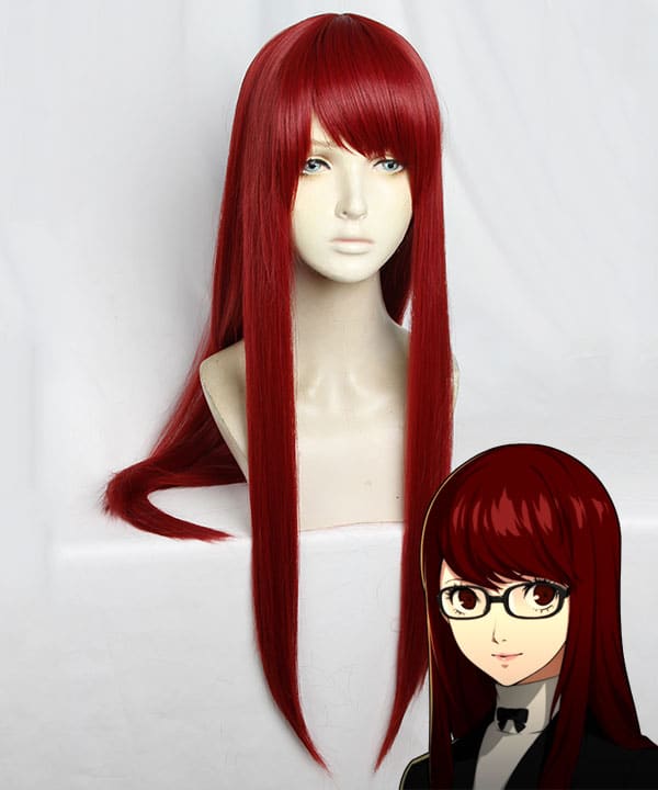 1_49722ba0-cb16-4c9f-bad4-7004a1273fe4 Persona 5 Cosplay Wig - the Royal Sumire Yoshizawa Costume Wig - Red