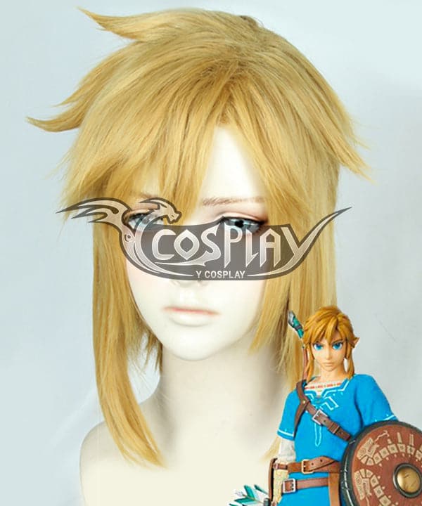 1_a75c0da0-15a9-4904-964c-ec45e56b678c Link Cosplay Wig - The Legend of Zelda: Breath of the Wild Costume Wig - Golden