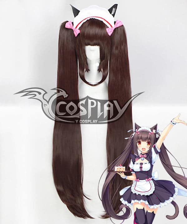 1_cc7b1099-4ac3-4998-a8bf-34cc4edf8652 Nekopara Cosplay Wig - Chocola Anime Costume Wig - Brown