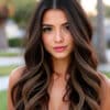 invisible clip-in hair extensions #1c-4 mocha balayage. - 24" / Classic