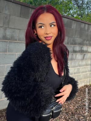 1girls-colors-99j-a tape-in hair extensions #99J cherry red. - 20"/50g / Regular