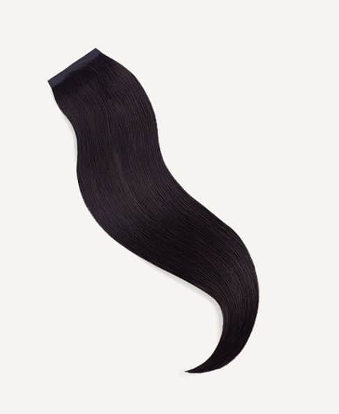 ponytail - #1b natural black. - 14 inches