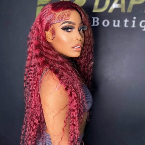 349484956_638424728188393_6756391254086062833_n Dark 99J Burgundy Color Deep Wave 4x4/13x4/13x6 Lace Wig Pre-plucked 180% Density - 13x6 Lace / NO / 24inch