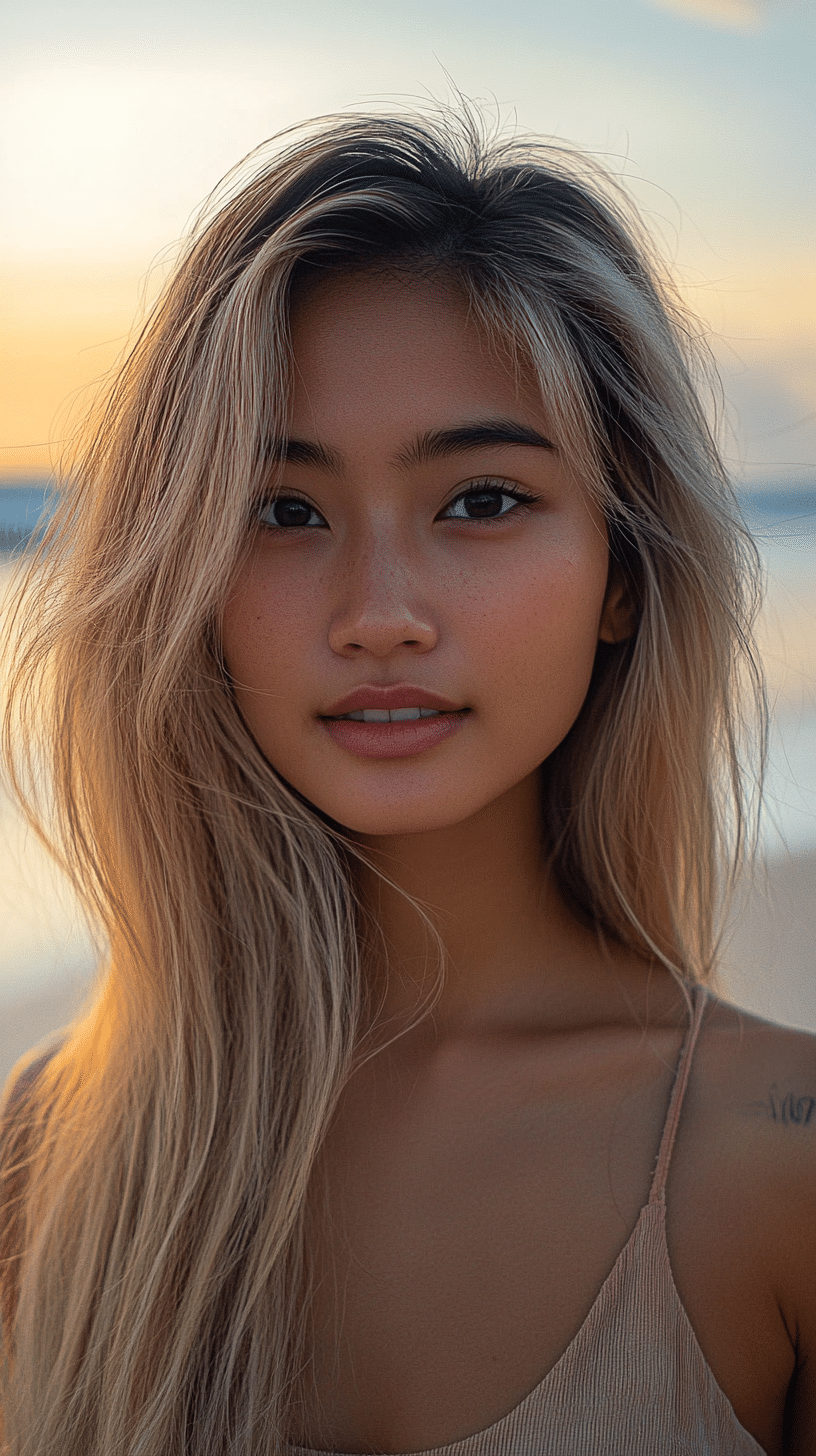 24 Fresh Blonde Hair Color Ideas for Asian Women to Light Up Your Style