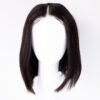put on & go pre-cut lace bob human wig - 10" natural black.