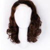DSC00154-wig bouncy curls human wig - 12" rooted brown.