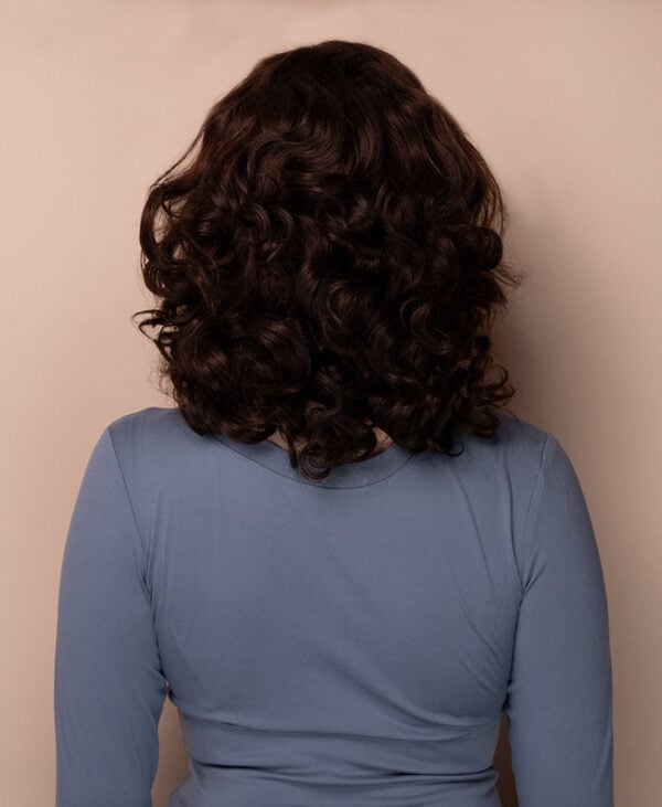 DSC00853-wig bouncy curls human wig - 12" rooted brown.