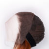 front lace bob human wig - 8" rooted ginger.