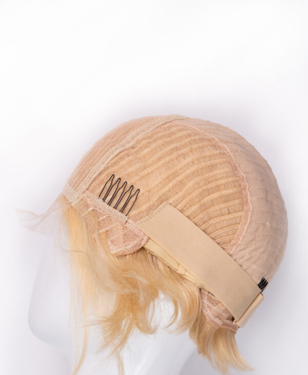 DSC01137-wig asymmetric wedge human wig - 6" light blonde.