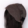 put on & go pre-cut lace wavy human wig - 28" natural black.