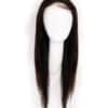 front lace human wig wavy 4x4 - 20" natural black