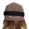 put on & go pre-cut lace wavy human wig - 20" bronzed highlights