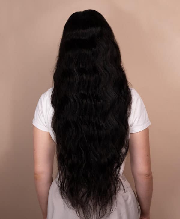 DSC01530-wig front lace human wig wavy 5x5 - 32" natural black