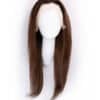 DSC01751-a front lace human wig - 20" rooted brown.