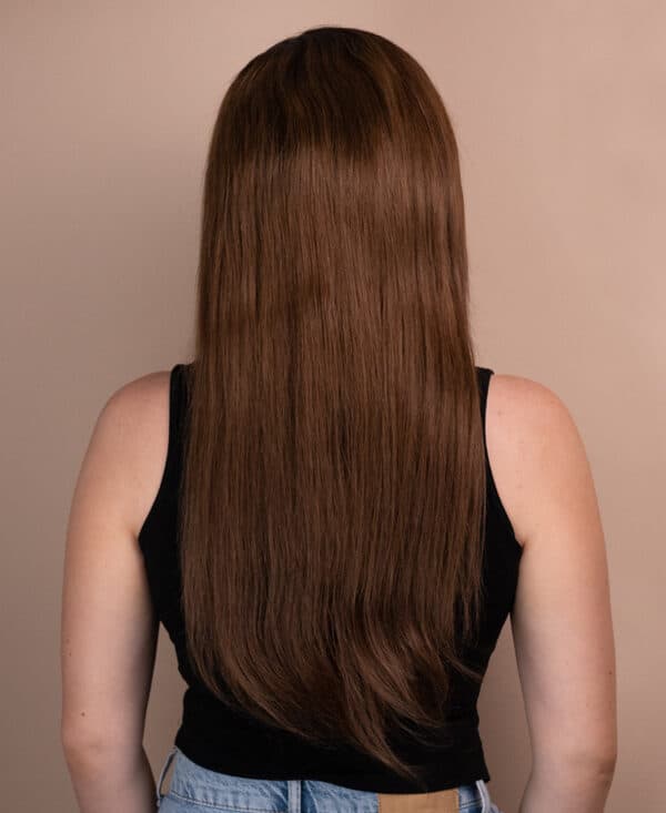 DSC01876-a front lace human wig - 20" rooted brown.