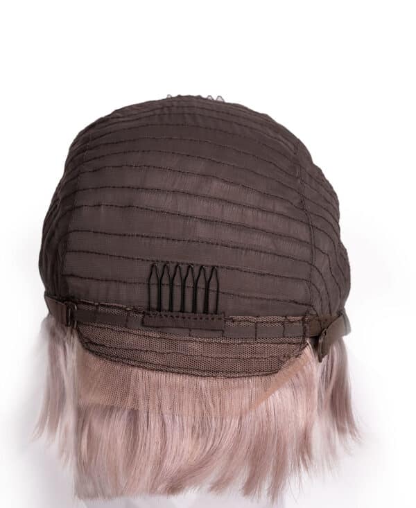 DSC03576-b wedge cut human wig - 8" silver.