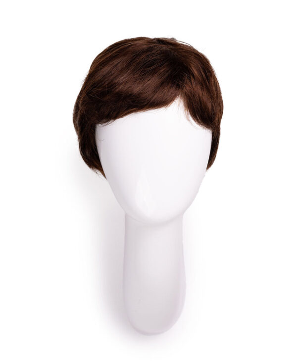 DSC03577-a pixie cut human wig - 6" chocolate brown.