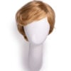 DSC03593-a wedge cut human wig - 8" honey blonde.