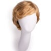 DSC03594-a wedge cut human wig - 8" honey blonde.
