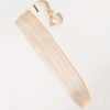 DSC04031-b vegan fiber long straight ponytail - platinum blonde 26".