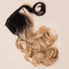 DSC04049-a vegan fiber bouncy ponytail - ombre honey 18".