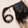 DSC04052-a vegan fiber bouncy ponytail - ombre honey 18".