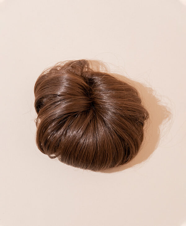 DSC04103-a vegan fiber messy bun - chocolate brown.