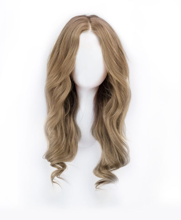DSC05739-wig front lace human wig - 18" ash blonde.