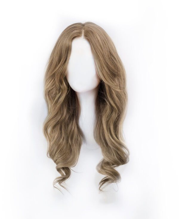 DSC05740-wig front lace human wig - 18" ash blonde.