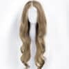 front lace human wig - 24" ash blonde.