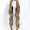 front lace human wig - 26" ash blonde.