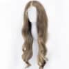 front lace human wig - 24" ash blonde.